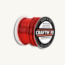 Load image into Gallery viewer, Craftwire USA: 10 Gauge - Premium Aluminum Wire for Wreath Making, Jewelry Making, Floral Projects - Versatile Wire for Creative Crafts (Choose 10 Different Colors)