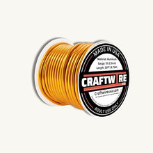 Load image into Gallery viewer, Craftwire USA: 10 Gauge - Premium Aluminum Wire for Wreath Making, Jewelry Making, Floral Projects - Versatile Wire for Creative Crafts (Choose 10 Different Colors)