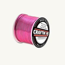 Load image into Gallery viewer, Craftwire USA: 8 Gauge - Premium Aluminum Wire for Wreath Making, Jewelry Making, Floral Projects - Versatile Wire for Creative Crafts (Choose 10 Different Colors)
