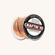 Load image into Gallery viewer, Craftwire USA: 10 Gauge - Premium Aluminum Wire for Wreath Making, Jewelry Making, Floral Projects - Versatile Wire for Creative Crafts (Choose 10 Different Colors)