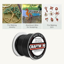 Load image into Gallery viewer, Craftwire USA: 10 Gauge - Premium Aluminum Wire for Wreath Making, Jewelry Making, Floral Projects - Versatile Wire for Creative Crafts (Choose 10 Different Colors)