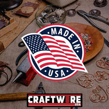 Load image into Gallery viewer, Craftwire USA: 12 Gauge - Premium Aluminum Wire for Wreath Making, Jewelry Making, Floral Projects - Versatile Wire for Creative Crafts (Choose 10 Different Colors)