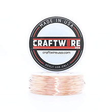 Load image into Gallery viewer, Solid Bare Copper Wire Round, Bright, Dead Soft & Half Hard, 1/2 LB, Choose from 10, 12, 14, 16, 18, 20, 22, 24, 26, 28, 30 Gauge
