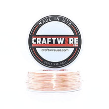 Load image into Gallery viewer, Solid Bare Copper Wire Round, Bright, Dead Soft & Half Hard 5 LB, Choose from 10, 12, 14, 16, 18, 20, 22, 24, 26, 28, 30 Gauge