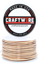 Load image into Gallery viewer, Bronze Wire, Solid Bare Round, Bright, Dead Soft, 1/2 LB, Choose from 12, 14, 16, 18, 20, 22, 24, 26 Gauge