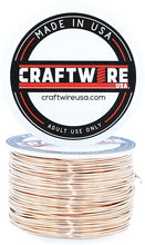 Load image into Gallery viewer, Bronze Wire, Solid Bare Round, Bright, Dead Soft, 1/2 LB, Choose from 12, 14, 16, 18, 20, 22, 24, 26 Gauge