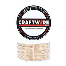 Load image into Gallery viewer, Bronze Wire, Solid Bare Round, Bright, Dead Soft, 1/2 LB, Choose from 12, 14, 16, 18, 20, 22, 24, 26 Gauge