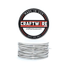 Load image into Gallery viewer, Nickel Silver Round, Solid Bare Metal Wire, Bright, Dead Soft, 1 LB, Choose from 12, 14, 16, 18, 20, 22, 24, 26 Gauge