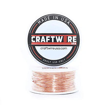 Load image into Gallery viewer, Solid Bare Copper Wire Round, Bright, Dead Soft & Half Hard 100 Feet, Choose from 10, 12, 14, 16, 18, 20, 22, 24, 26, 28, 30 Gauge