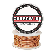 Load image into Gallery viewer, Solid Bare Copper Wire Round, Bright, Dead Soft &amp; Half Hard 100 Feet, Choose from 10, 12, 14, 16, 18, 20, 22, 24, 26, 28, 30 Gauge
