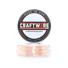 Load image into Gallery viewer, Solid Bare Copper Wire Round, Bright, Dead Soft &amp; Half Hard 1/4 LB, Choose from 14, 16, 18, 20, 22, 24, 26, 28, 30 Gauge
