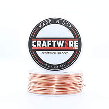 Load image into Gallery viewer, Solid Bare Copper Wire Round, Bright, Dead Soft &amp; Half Hard 5 OZ, Choose from 12, 14, 16, 18, 20, 22, 24, 26, 28, 30 Gauge
