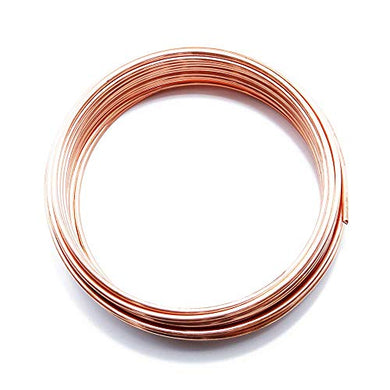 10' Square Dead Soft Copper Wire - 14 Gauge