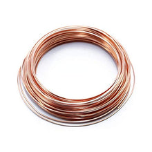 Load image into Gallery viewer, Solid Bare Copper Wire Square, Bright, Dead Soft &amp; Half Hard 100 FT, Choose from 14, 16, 18, 20, 22 Gauge
