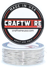 Load image into Gallery viewer, Nickel Silver Wire Round Selection, Bright, Dead Soft, 1/4 Lbs., Choose from 12 to 26 Gauge
