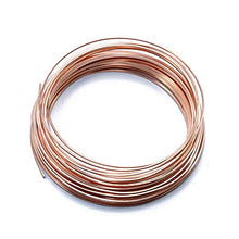 Load image into Gallery viewer, Solid Bare Copper Wire Square, Bright, Dead Soft &amp; Half Hard 25 FT, Choose from 14, 16, 18, 20, 22 Gauge
