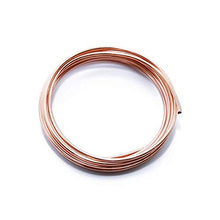 Load image into Gallery viewer, Solid Bare Copper Wire Round, Bright, Dead Soft &amp; Half Hard 10 Feet, Choose from 10, 12, 14, 16, 18, 20, 22, 24, 26, 28, 30 Gauge
