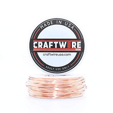Load image into Gallery viewer, Solid Bare Copper Wire Round, Bright, Dead Soft &amp; Half Hard 5 LB, Choose from 10, 12, 14, 16, 18, 20, 22, 24, 26, 28, 30 Gauge
